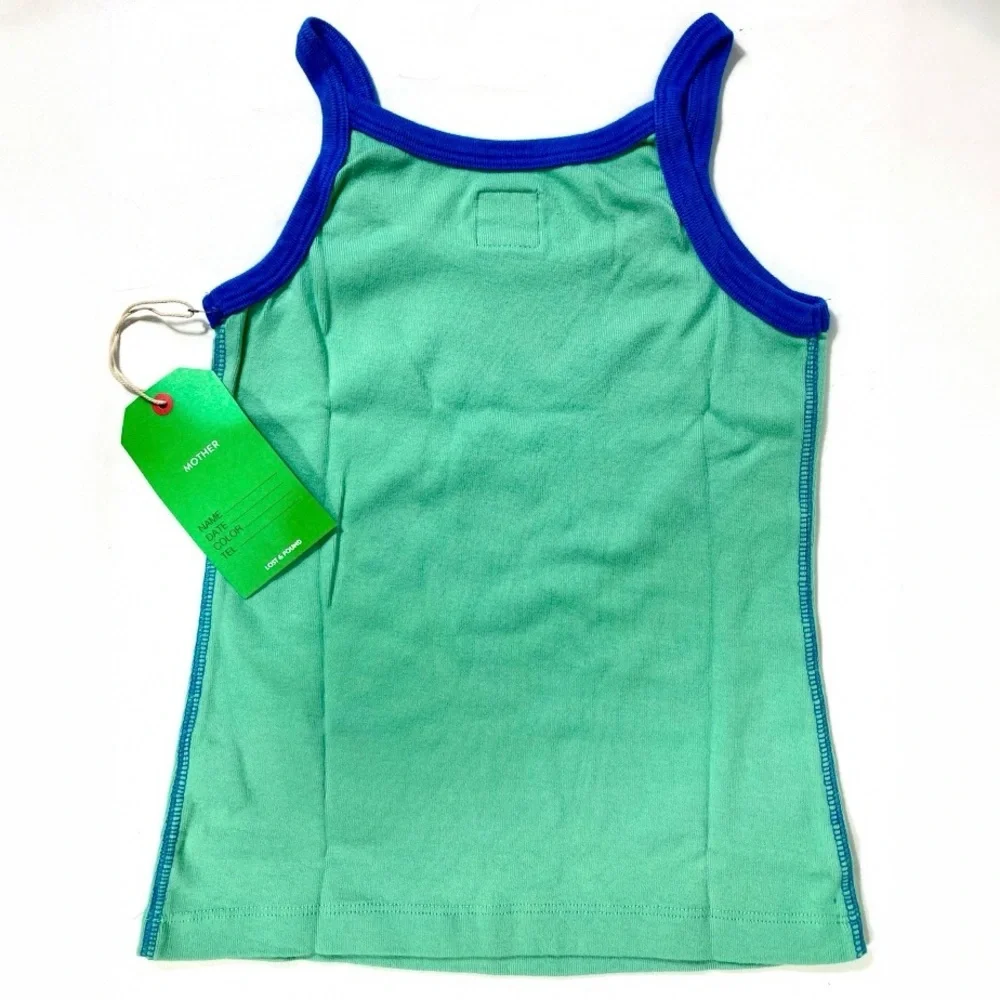 Mother The Open Arms Tank Top Neptune Green And Blue Aster XS M NWT - Picture 4 of 16
